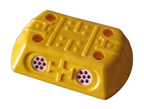 Cam Reflektörlü Plastik Mini Yol Butonu