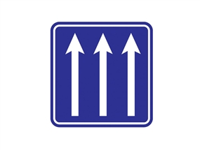 Şerit Düzenleme Levhası 90x90 cm Normal Performans