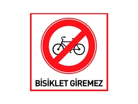 Bisiklet Giremez Levhası Normal Performans 60 cm