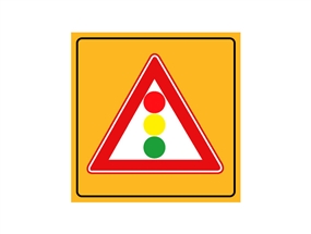 Işıklı İşaret Cihazı Levhası 90x90 cm Normal Performans