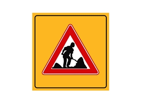 Yol Çalışması 90x90 cm Normal Performans