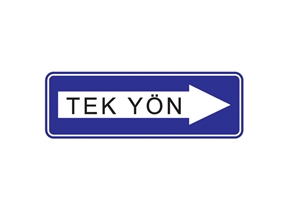 Tek Yönlü Yol Levhası Yüksek Performans
