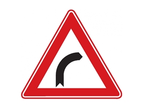 Sağa Tehlikeli Viraj-Yüksek Performans 90 cm