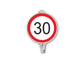 Azami Hız 30 km Yuvarlak Levha Çift Taraf Baskı