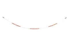 Plastik Zincir 3 m Kırmızı Beyaz