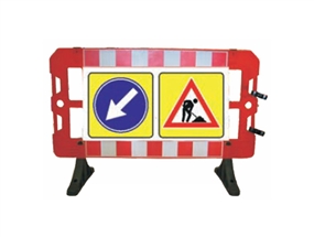 Dubalı Uyarı Levhalı Bariyer