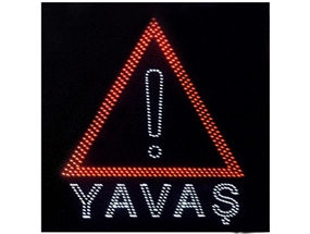 Dikkat - Yavaş Levhası