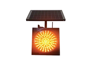 RF ile Haberleşen 300 mm çaplı LED'li Güneş Enerjili Flaşör