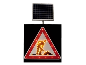 Güneş Enerjili Çalışma Var Levhası